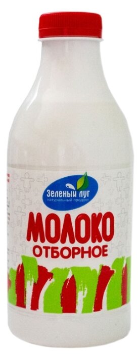 

Молоко Зеленый Луг пастеризованное 3.4-4.5% 0.75 л