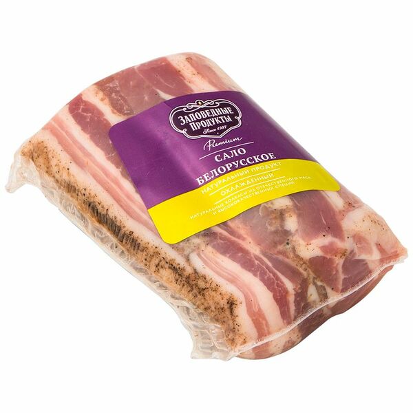 Сало Заповедные продукты Белорусское охлаждённое