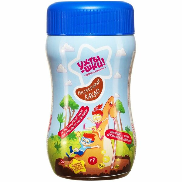 Какао-напиток растворимый с витаминами Ухтышки, 300г