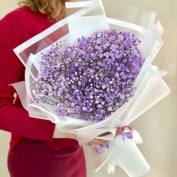 Букет Фиолетовой Гипсофилы
