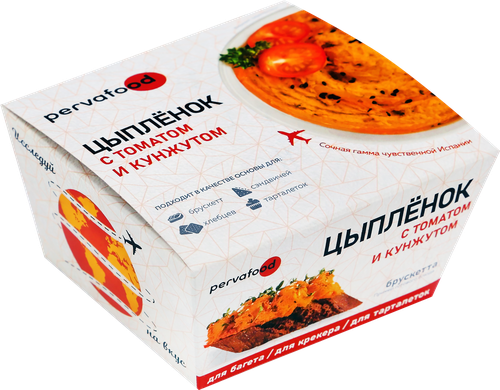 

Крем-паста Pervafood из мяса цыпленка с томатом и кунжутом 140 г