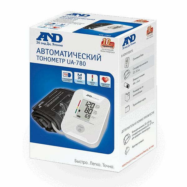 Тонометр AND UA-780 автоматический без адаптера