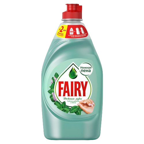Средство для мытья посуды Fairy Нежные руки Чайное дерево и мята 450мл