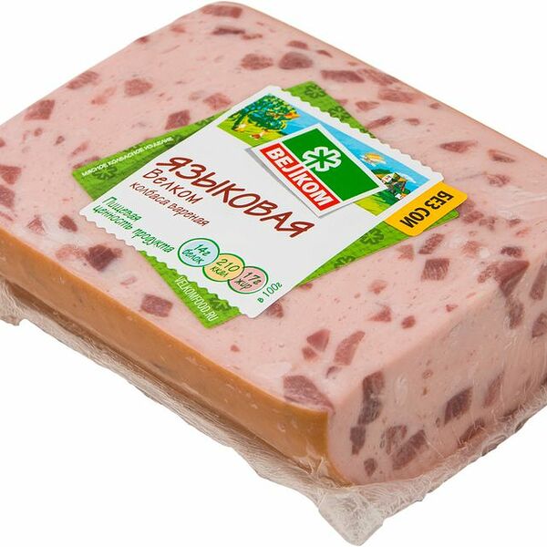 Колбаса варёная Велком Языковая кусок, 500г
