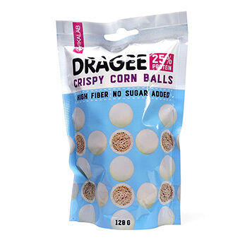 Драже Chikalab 25% Protein Шарики кукурузные в белом шоколаде (без сахара) 120 г, Россия