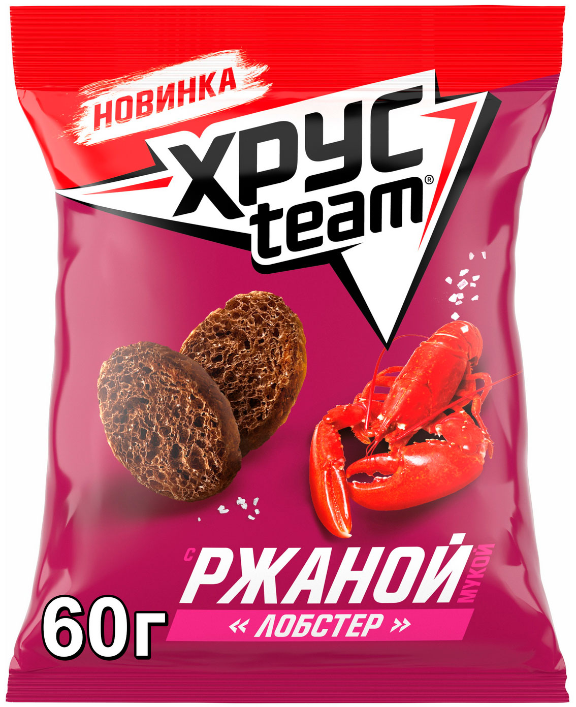 

Сухарики Хрустим Ржаные Лобстер