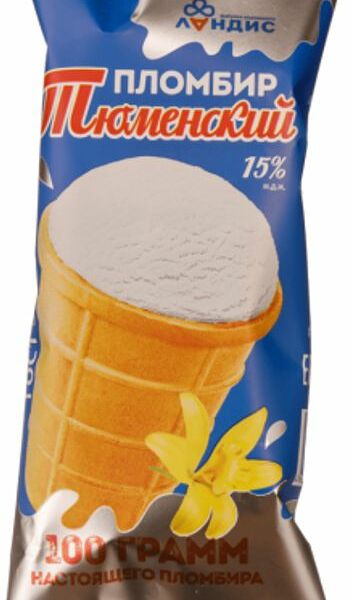 Пломбир Тюменский ванильный 15%