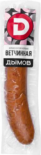 

Колбаса полукопченая Дымов Ветчинная 220 г