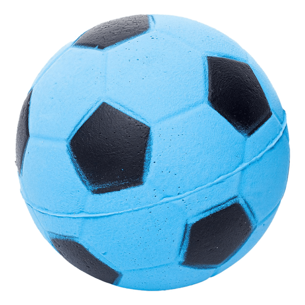 Мячик для собак Duvo+ Мяч футбольный черно-синий