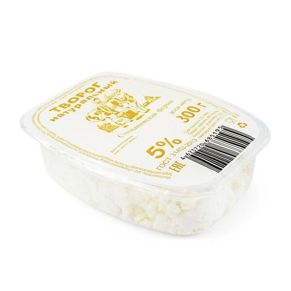 Творог Столыпинская ферма 5%, БЗМЖ