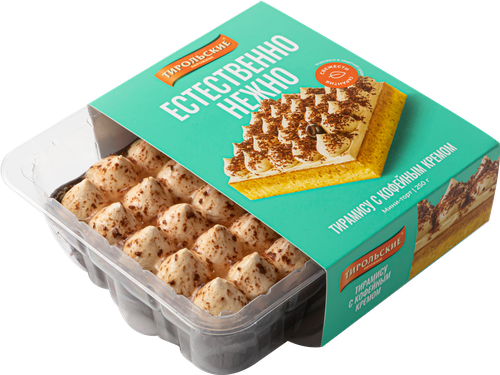 

Пирожное бисквитное Тирольские пироги Тирамису 250 г