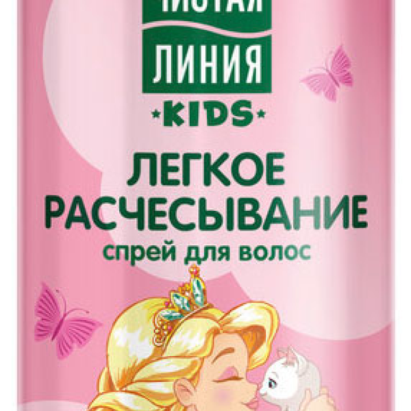 Спрей для волос Чистая Линия Легкое расчесывание с ромашкой розой и пантенолом