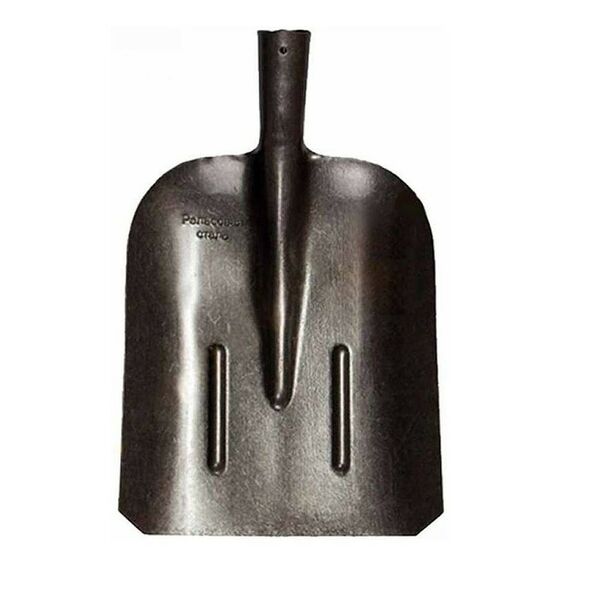 Лопата совковая ЛСП2 без черенка рельсовая сталь 22.4х35 см