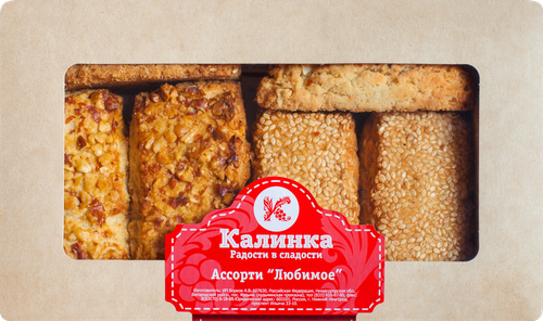 

Печенье сдобное Калинка Любимое ассорти 480 г