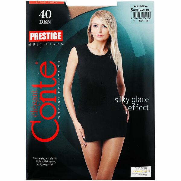 Колготки женские Conte Prestige натуральный 40 den р 5