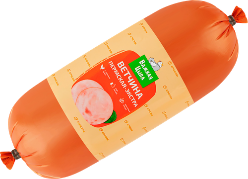 

Ветчина Важная цыпа Пермская-экстра, 400 г