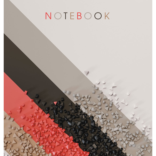 Тетрадь Hatber Арт линии на скобе в клетку А4, 96 л, в ассортименте