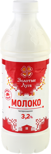 

Молоко Золотые луга 3.2% 930 мл