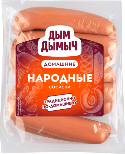 

Сосиски Дым Дымыч Народные 300 г