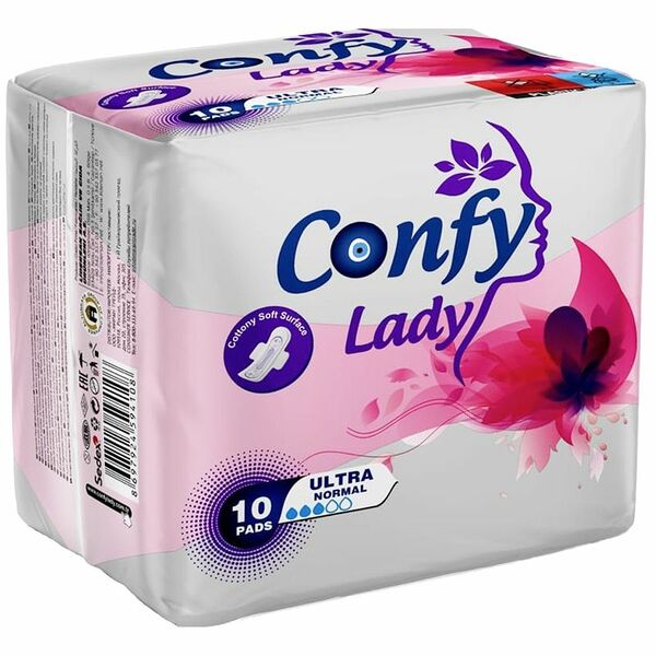 Прокладки гигиенические Confy Lady Ultra Normal, 10шт