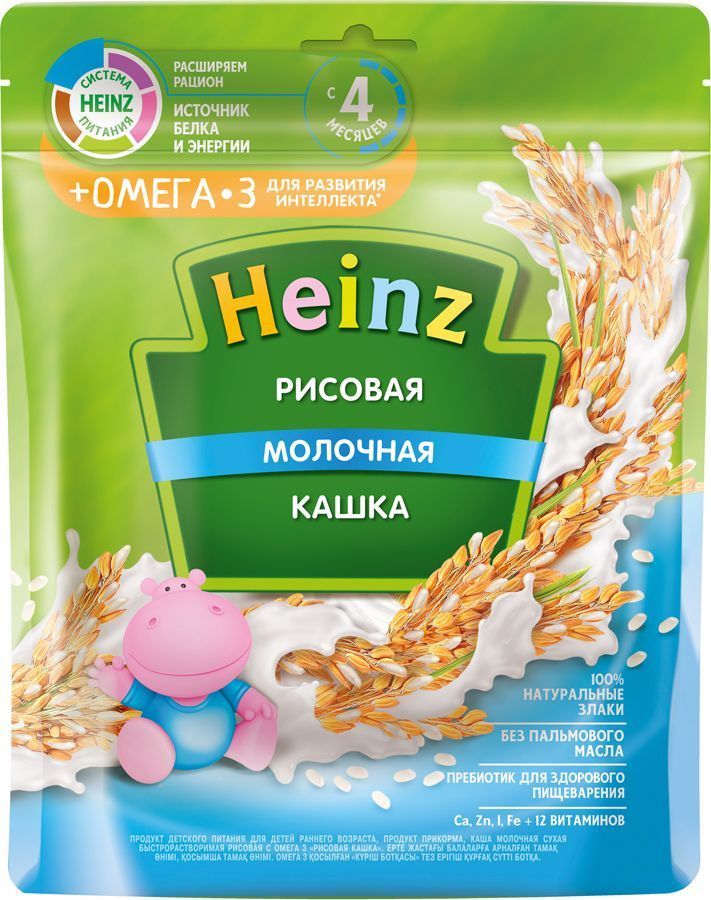 

Каша Heinz рисовая молочная с 4 месяцев 200 г