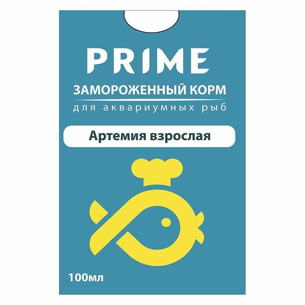 Корм для рыб PRIME Артемия взрослая в блистере