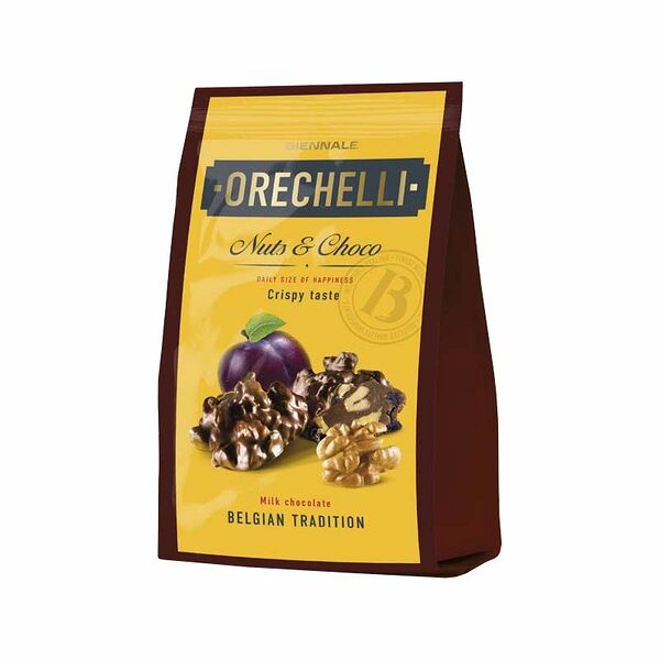 Конфеты глазированные Biennale Orechell с комбинированными конфетными массами
