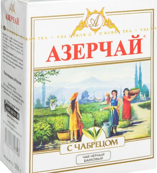 Чай черный Азерчай с чабрецом 100г
