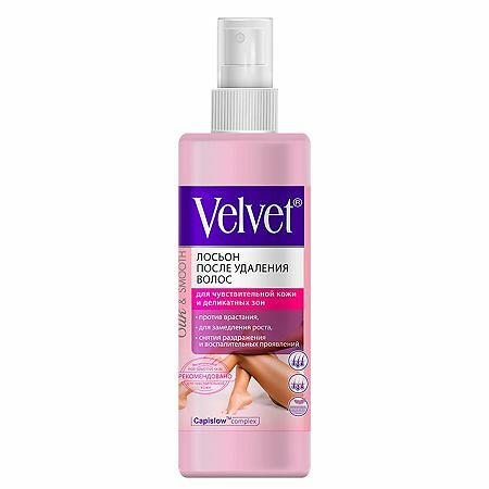 Лосьон Velvet после удаления волос для чувствительной кожи