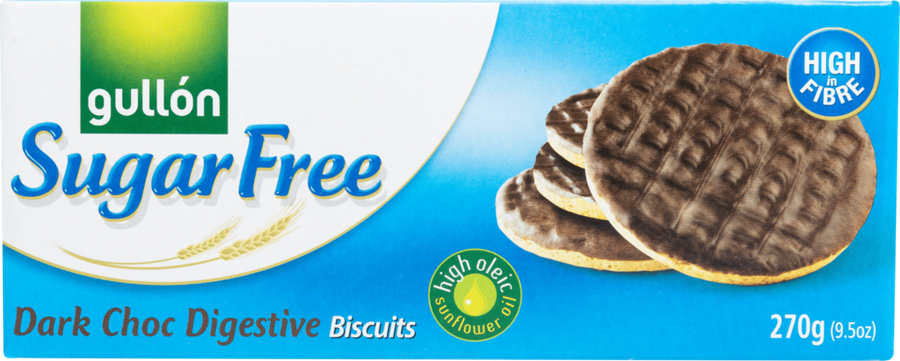 

Печенье Gullon Dark Choc Digestive, без сахара 270 г