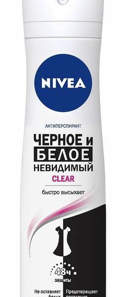 Дезодорант Nivea Pure Невидимая защита для чёрного и белого