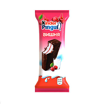 Пирожное Kinder Pingui бисквитное с вишней 30 г