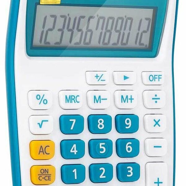 Калькулятор настольный E1122/Blue цвет: синий ТМ Deli (Дели)
