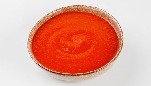 Томатный суп с печеными овощами и ароматными травами, кафе, 300мл