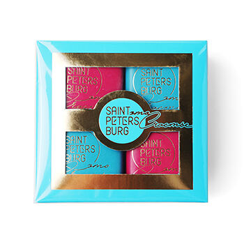 Набор конфет пралине Счастье «Санкт-Петербург - это Счастье» 4шт., 200г, Россия