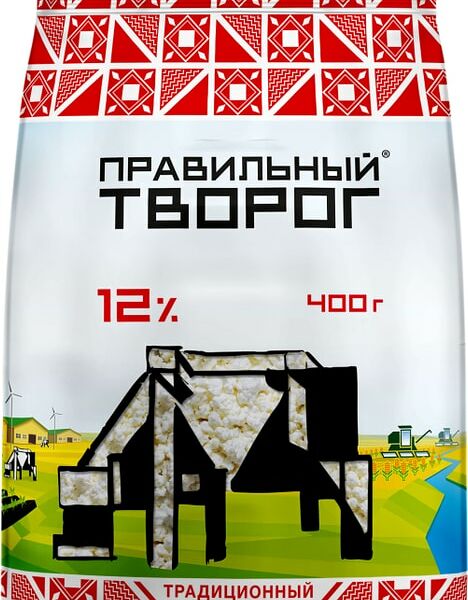 Творог Правильный Творог 12% 400г
