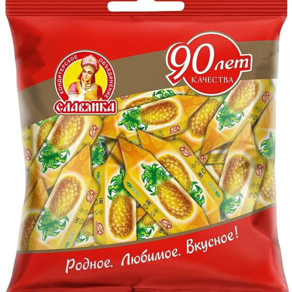 Конфеты Ананасная долина вафельные 200г