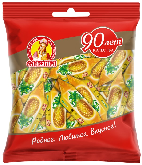 

Конфеты Славянка Ананасная долина вафельные 200 г