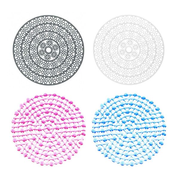 Коврик в раковину Vetta противоскользящий, пвх, d29 см, 