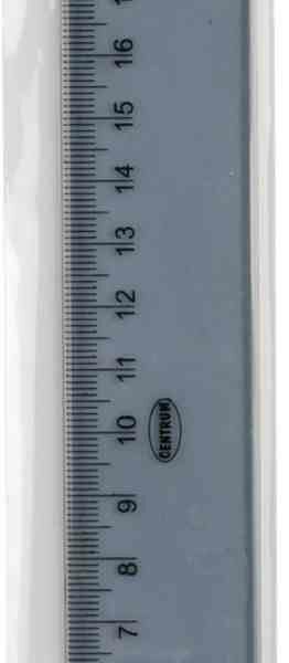 Линейка Centrum пластиковая, 20 см