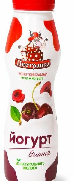 Йогурт питьевой Пестравка Вишня 2% 270 г