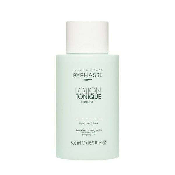Тоник для лица Byphasse с алоэ вера для чувствительной кожи 500мл