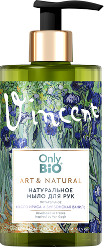 

Мыло для рук ONLY BIO Art&Naturall Масло ириса и бурбонская ваниль, питательное 290 мл