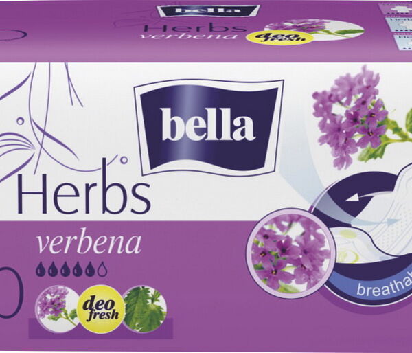 Прокладки гигиенические BELLA Panty Herbs с экстрактом вербены, 20шт.