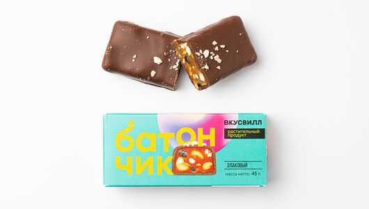 Батончик ВкусВилл злаковый 45г