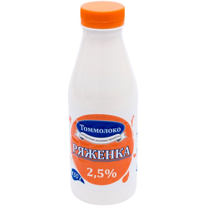 

Ряженка ТомМолоко 2.5% 450 г