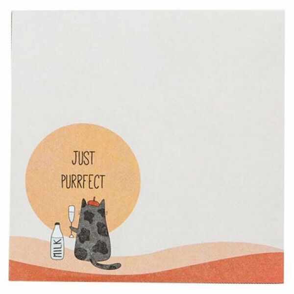 Блок для записей Meshu Right cat на склейке 8,5х8,5х1,1 см, 100 л