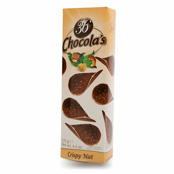 Молочный хрустящий шоколад с лесным орехом ТМ Chocola's (Чоколас)