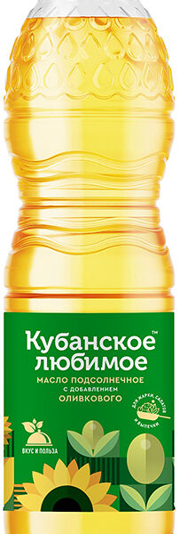 Масло подсолнечное раф. с добавлением оливкового