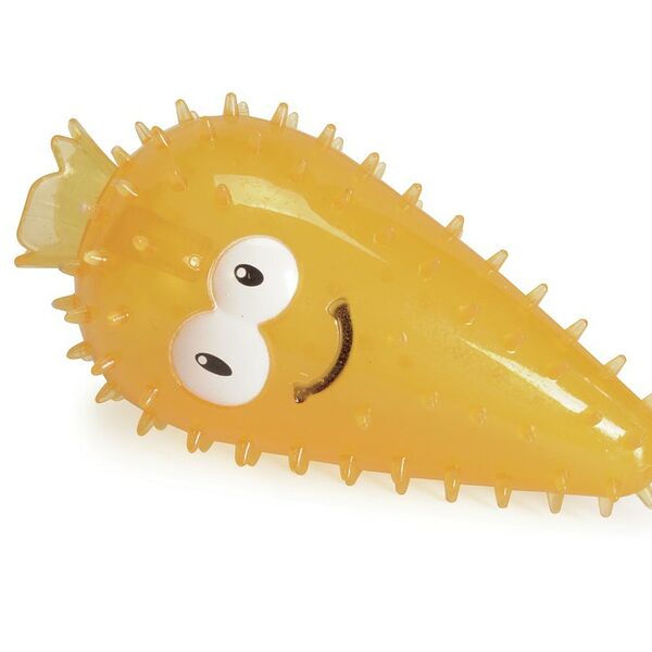 CAMON игрушка морковь с глазами и пищалкой 16 см.